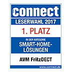 FRITZ!DECT als beste Smart-Home-Lösung bei Connect-Leserwahl